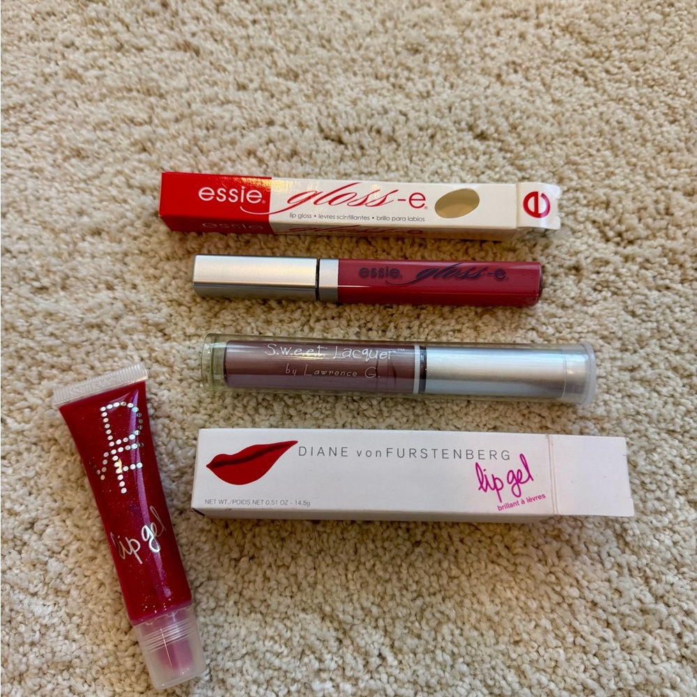 DVF, Essie, & Sweet Lacquer Lipgloss Bundle